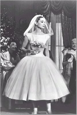 Audrey Hepburn in Wedding Gown